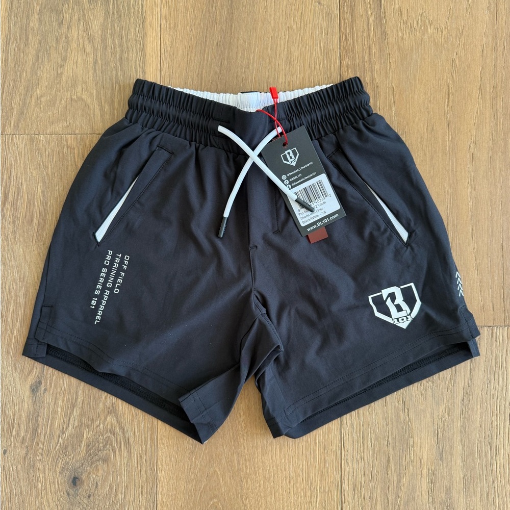 Baseball Lifestyle 101 - Pro Series V2 Youth Shorts - Size YS- NEW WITH TAGS